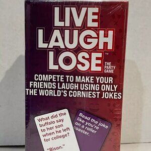 Live Laugh Lose The Party Game Board Card Joke Game NEW Sealed
